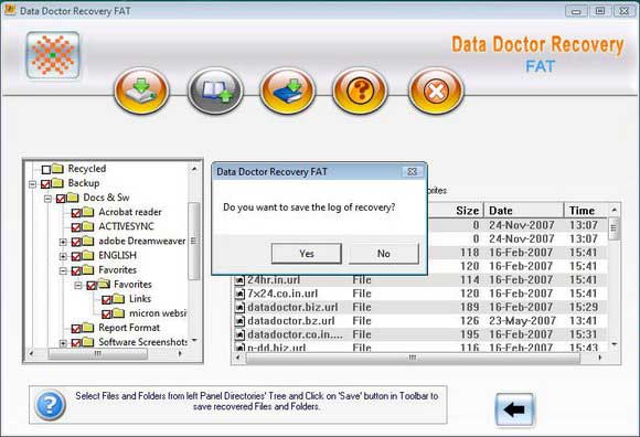 Vista FAT data salvage software restores lost data from crashed hard disk drive