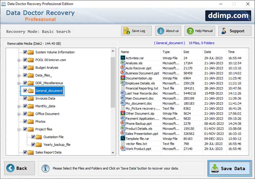 DDR Professional – Data Recovery Software