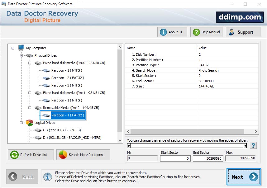 Digital Pictures Recovery Software