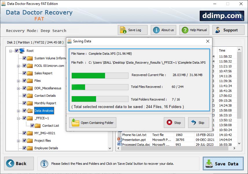 FAT Data Recovery Software